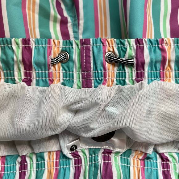 BOARDIES  Swim Trunks All Over Strip Print Men's Large - Picture 9 of 12